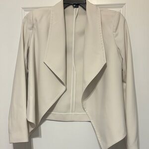 Tommy Hilfiger Women's Cream Blazer 6